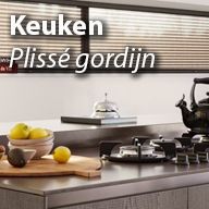 Plissegordijnen voor de keuken