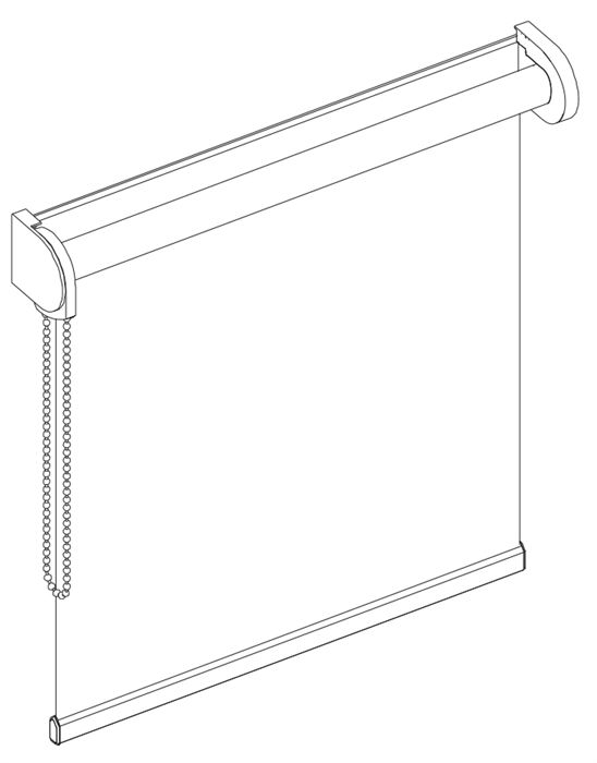 Rolgordijn model 1