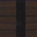 Houten jaloezie 50mm antraciet hout met ladderband zwart