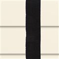 Houten jaloezie 50mm wit met ladderband zwart