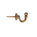 Embrassehaak Deco brons 30mm middel