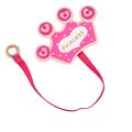 - klik om te vergroten Magneet embrasse Prinses roze