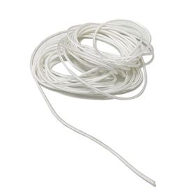 Polyester vouwgordijn koord 1,4mm gebroken wit